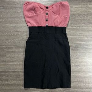 Vintage 2000’s Black Strapless Dress